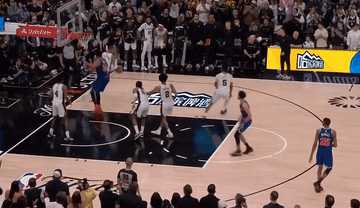失误绝杀！0-2！马刺没了！真的，裁判尽力了，6场真不行